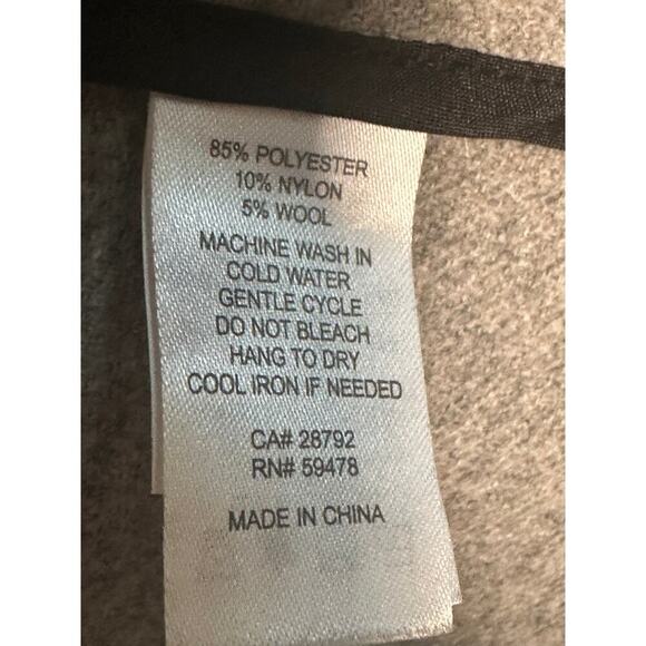 The Savile Row Co London Wool Blend Open Front Sleeveless Long Vest S minimalist - Picture 4 of 11